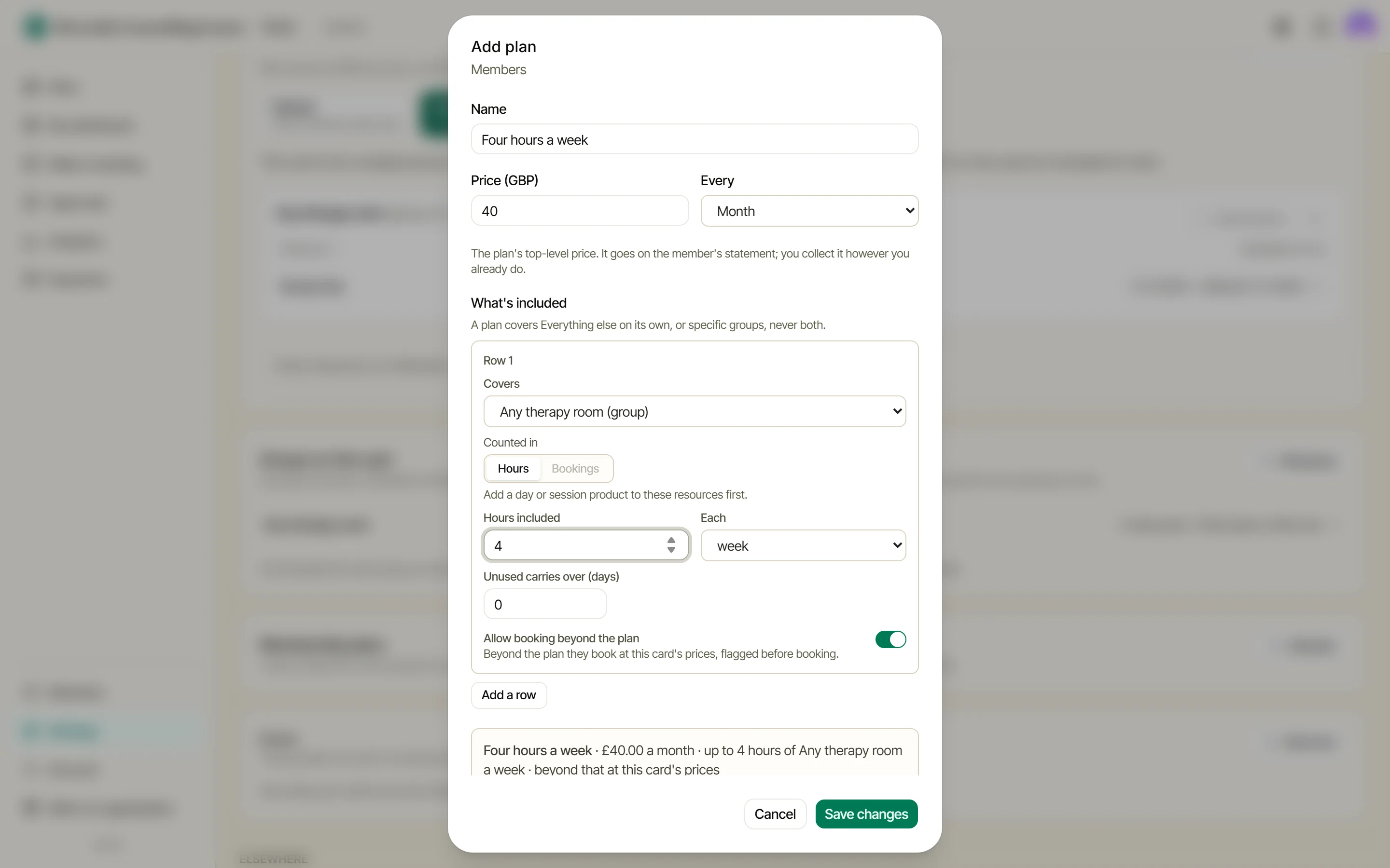 Adding a membership plan