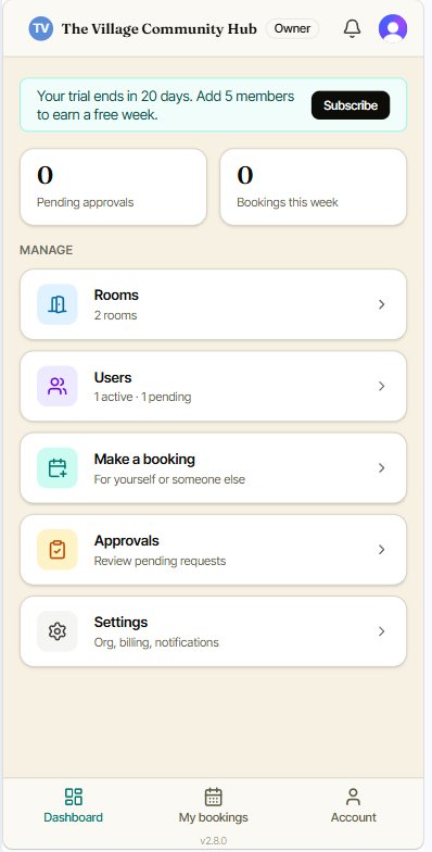 Make a booking