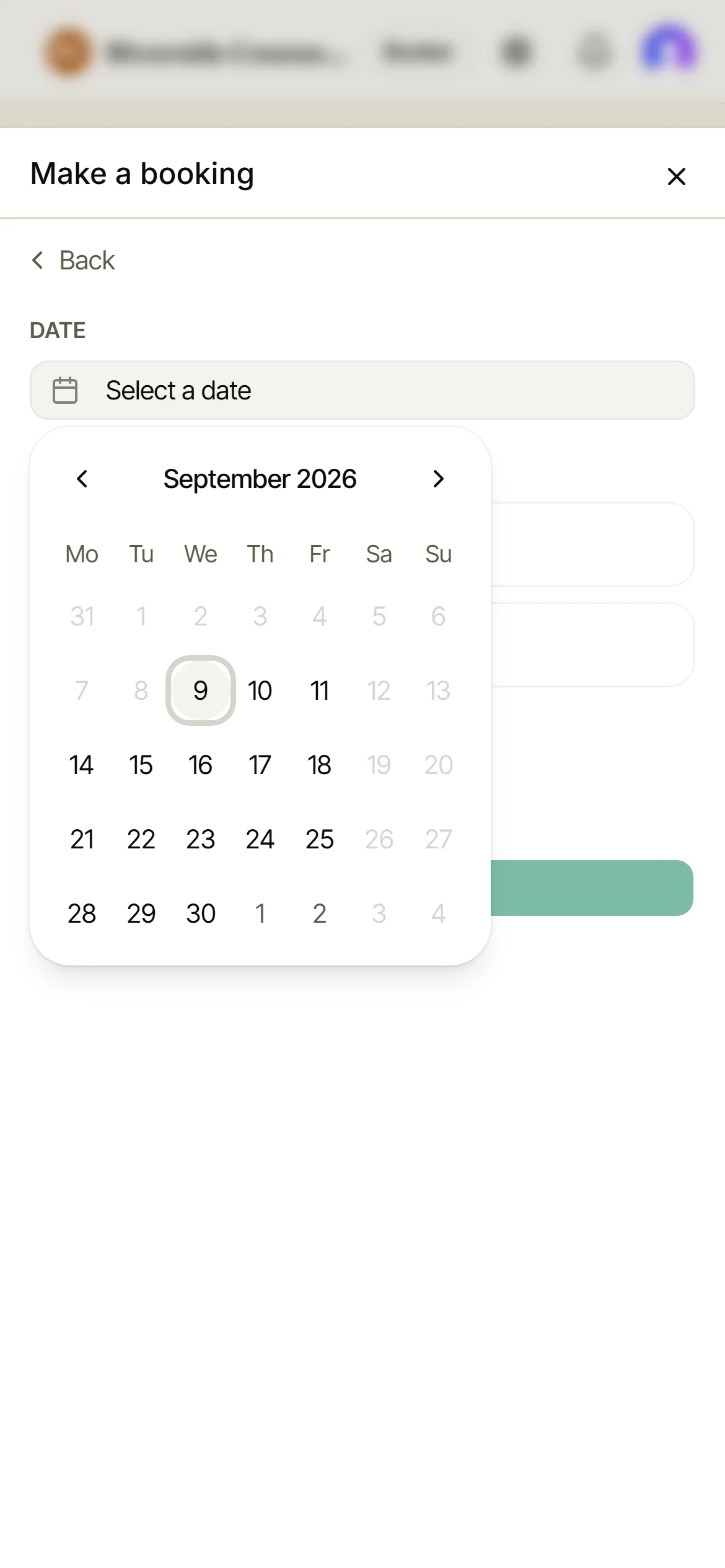 Pick a date