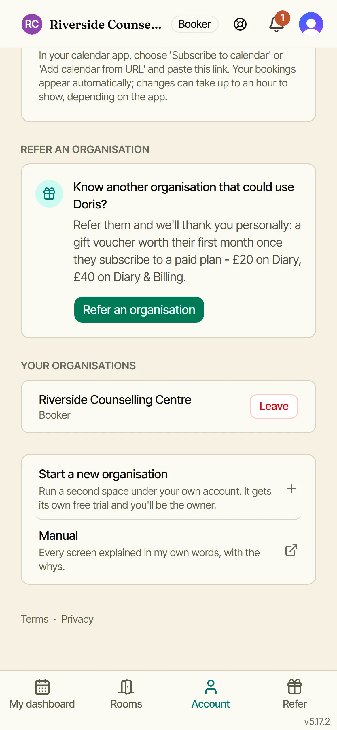 Statements and organisations
